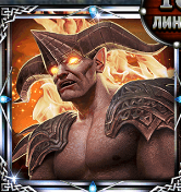 Символ игрового автомата Book Of Demi Gods 3 Огненный персонаж